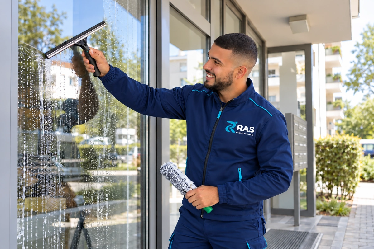 Glas- und Solarreinigung mit RAS Gebäudeservice